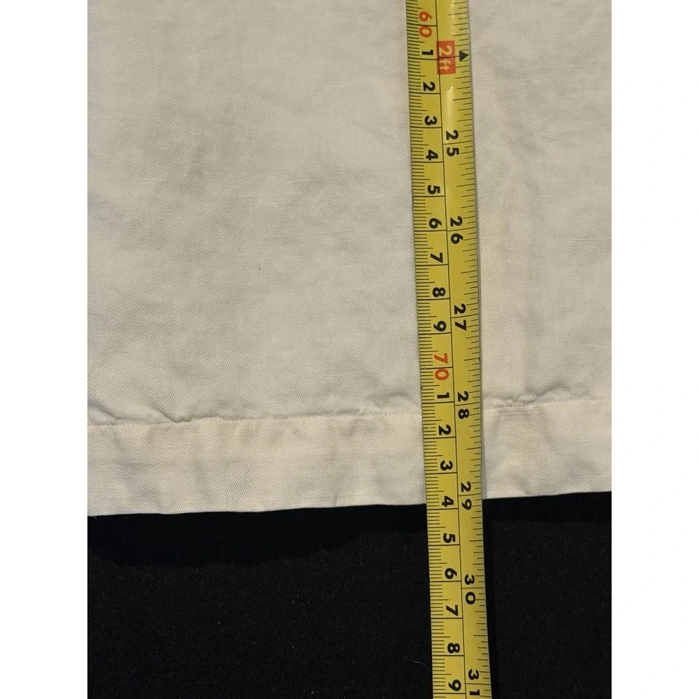 Polo Ralph Lauren Silk Linen Blend Caldwell Loop Collar Long Sleeve Mens Large